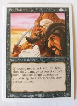 MTG MAGIC 1994 - ERG RAIDERS - SUMMON RAIDERS - REVISED EDITION - ENG - Image 1