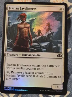 Icatian Javelineers FOIL Dominaria Remastered MTG Magic - Image 2