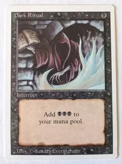 MTG MAGIC 1994 - DARK RITUAL - INTERRUPT - REVISED EDITION - ENG - Image 1