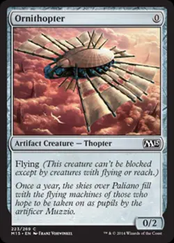 Ornithopter - Light Play MTG Magic 2015 Core Set - Image 1