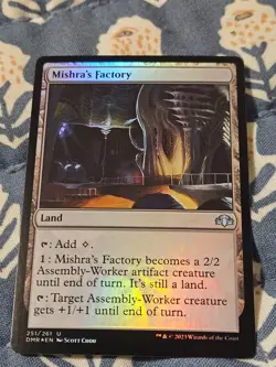 Mishra's Factory FOIL Dominaria Remastered MTG Magic - Image 2