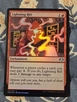 Lightning Rift FOIL Dominaria Remastered MTG Magic - Image 1