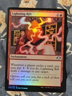 Lightning Rift FOIL Dominaria Remastered MTG Magic - Image 2