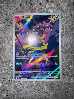 Pokemon TCG Cards Gastly 177/162 Temporal Forces Illustration Rare NM - Image 3