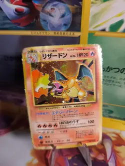 Pokemon Karte Card Holo Wotc japanese Glurak Charizard Expansion Base Set - Image 1