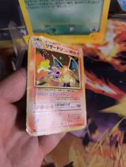 Pokemon Karte Card Holo Wotc japanese Glurak Charizard Expansion Base Set - Image 3