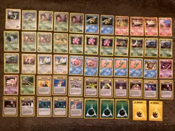Pokemon Gym Heroes 54 Card Lot - Rare Uncommon Erika Misty Blaine Lt Surge Sabri - Image 1