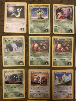Pokemon Gym Heroes 54 Card Lot - Rare Uncommon Erika Misty Blaine Lt Surge Sabri - Image 3