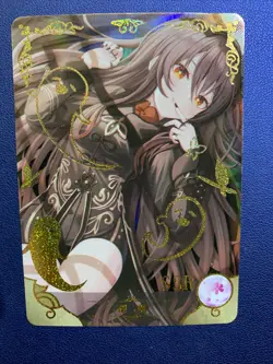 Hu Tao Genshin Impact Hot SSR Doujin Foil Goddess Story 5M03-64 Anime Waifu Card - Image 1