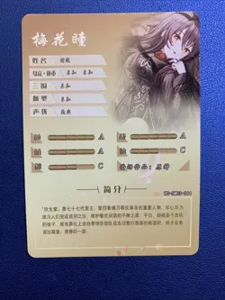 Hu Tao Genshin Impact Hot SSR Doujin Foil Goddess Story 5M03-64 Anime Waifu Card - Image 2