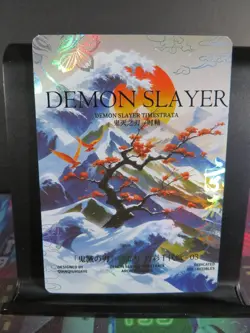 Iguro Obanai Scenic Rare Card Demon Slayer Time Strata CCG Collectible - Image 3