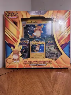 NEW Pokemon ALOLAN RAICHU Box~ROARING SKIES Rayquaza Pack~SUN & MOON~Sealed~HTF! - Image 2