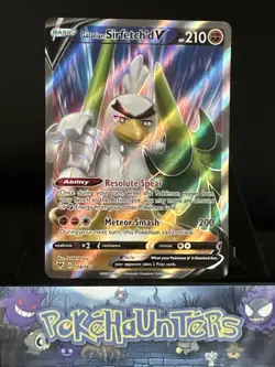 Pokemon Card Galarian Sirfetch'd V 174/185 Full Art Vivid Voltage Near Mint - Image 1
