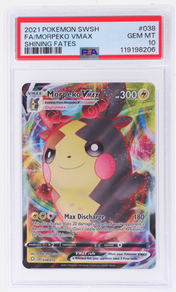 2021 Pokemon Sword and Shield Shining Fates Morpeko Vmax #38 PSA 10 - Image 1