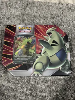 Pokemon TCG Tyranitar & Empoleon V Strikers Tin 6 Packs Of Evolving Skies - Image 2