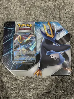 Pokemon TCG Tyranitar & Empoleon V Strikers Tin 6 Packs Of Evolving Skies - Image 3