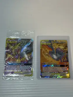 Pokemon TCG Moltres & Zapdos & Articuno GX SM210 & 44/68 Cards - Image 1