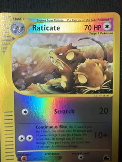 Raticate 89/144 Skyridge Reverse Holo Rare Pokemon TCG Nintendo e-reader - Image 5