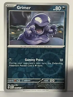 Grimer Reverse Holo 088/165 SV: Scarlet & Violet 151 NM Pokemon Fast Ship - Image 1