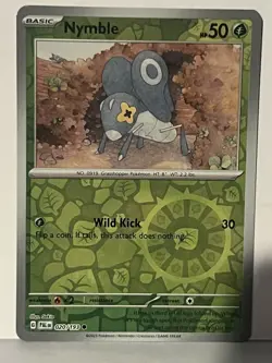 Nymble - Reverse Holo 020/193 SV02: Paldea Evolved NM Pokemon Fast Ship - Image 1