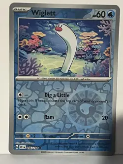 Wiglett - Reverse Holo 056/198 SV01: Scarlet & Violet Base Set NM Pokemon Fast S - Image 1