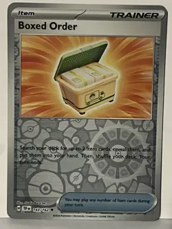 Boxed Order Reverse Holo 143/162 SV05: Temporal Forces NM Pokemon Fast Ship - Image 1