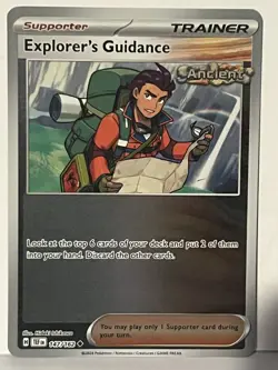 Explorer's Guidance - Reverse Holo 147/162 SV05: Temporal Forces NM Pokemon Fast - Image 1