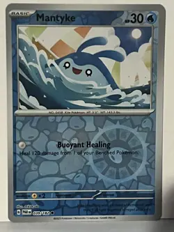 Mantyke - Reverse Holo 039/182 SV04: Paradox Rift NM Pokemon Fast Ship - Image 1