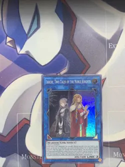 Yugioh Isolde, Two Tales of the Noble Knights SOFU-ENSE1 Super Rare NM - Image 1