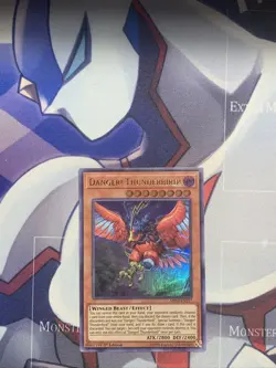 Yugioh Danger! Thunderbird! MP19-EN217 Ultra Rare 1st Ed LP - Image 1