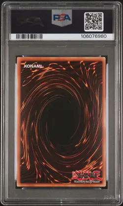 PSA 8 Yugioh Black Luster Soldier Sweepstakes Promo Stainless Steel God Cards - Image 2