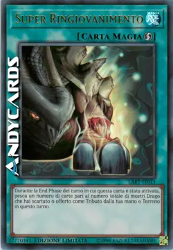 SUPER RINGIOVANIMENTO (Super Rejuvenation) • Ultra R • LART IT013 • Lim • Yugioh - Image 1