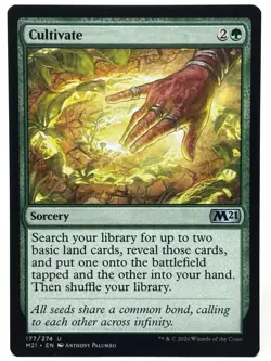 Cultivate NM/M* Core Set 2021 M21 ENGLISH 177/274 mtg -UnltdCards - Image 1