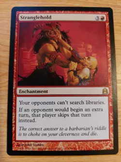 Stranglehold - 136/318 (Commander) - Near Mint NM - Rare - Image 1