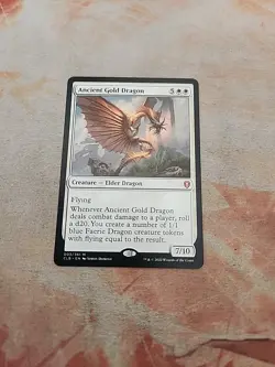 Ancient Gold Dragon Commander Legends Battle For Baldur's Gate MTG NM - Image 1