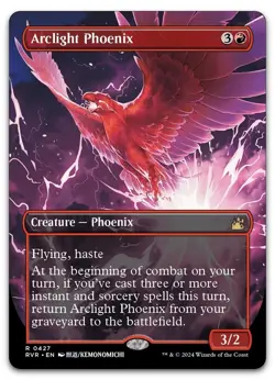 Arclight Phoenix (Anime Borderless) #427 (NM) Ravnica Remastered RVR Magic MTG - Image 1