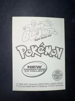 Pokemon Dunkin Boomer #149 Dragonite Holo foil NM Sticker BubbleGum Vintage 2001 - Image 2