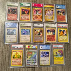 Lotto Carte Pokemon Gradate e Raw Vintage e recenti +Regalo - Image 1