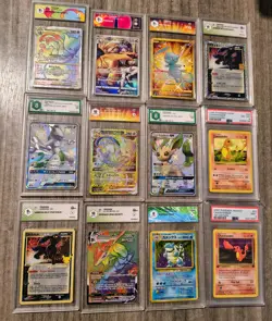 Lotto Carte Pokemon Gradate e Raw Vintage e recenti +Regalo - Image 2