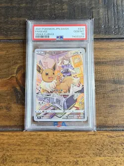 PSA Gem Mint 10 - Eevee Full Art 210/184 CHR | Pokemon VMAX Climax Japanese - Image 1