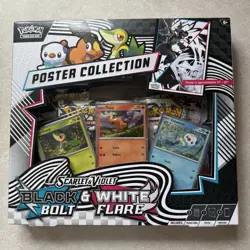 Pokemon TCG SV10.5 Black Bolt & White Flare Unova Poster Collection Box Sealed - Image 1