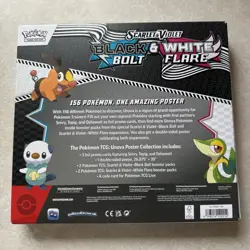 Pokemon TCG SV10.5 Black Bolt & White Flare Unova Poster Collection Box Sealed - Image 2