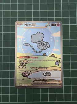 Pokemon TCG Mew EX 232/091 Special Illustration Rare Paldean Fates (Bubble Mew) - Image 1