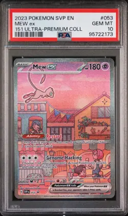 PSA 10 Pokemon SVP 151 UPC Black Star Promo Mew EX #053 GEM MINT - Image 1