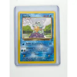 1999 Pokemon Squirtle Base Set 2 #93/130 NM+ Never Played WOTC Vintage TCG - Image 1