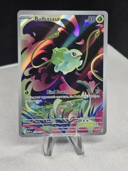 2025 Pokemon Mega Evolutions BULBASAUR 133/132 Illustration Rare - Image 1