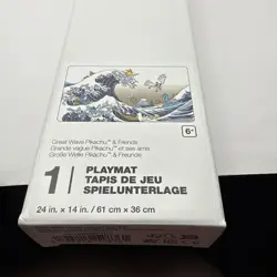 Pokemon Center Great Wave Pikachu & Friends Playmat NEW Sealed Official TCG Mat - Image 2