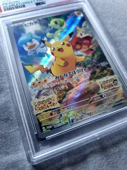 PSA 10 GEM MINT Pikachu 001/SV-P Scarlet & Violet Promo Japanese Pokemon Card - Image 2