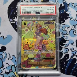 Nami OP08-106 PSA 10 Special Alt Art One Piece Card OP09 UK SELLER - Image 1