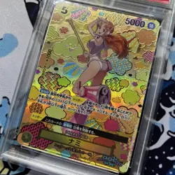 Nami OP08-106 PSA 10 Special Alt Art One Piece Card OP09 UK SELLER - Image 2